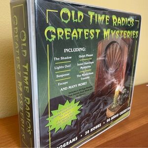 Old Time Radio’s Greatest Mysteries Cassette Tapes Audio Classic 1930-40s Spooky
